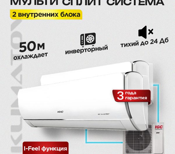 Напольный кондиционер для дома без воздуховода в Одинцово